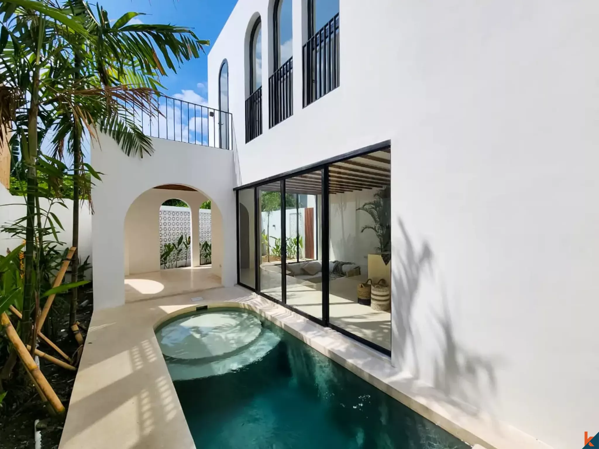 One bedroom modern and mediterranean leasehold villa in Canggu
