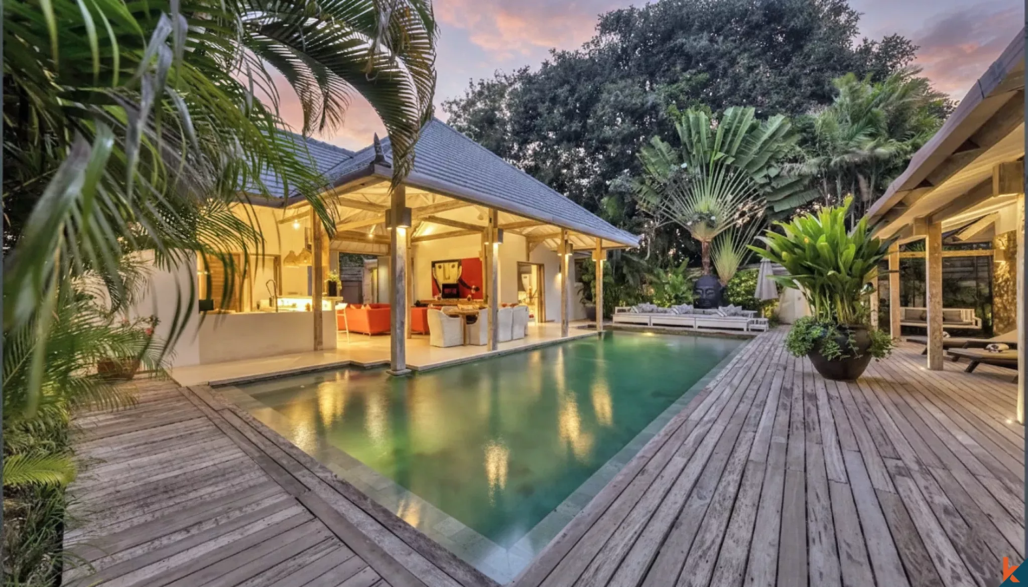 Stylish Four Bedroom Leasehold Villa for Sale in Seminyak
