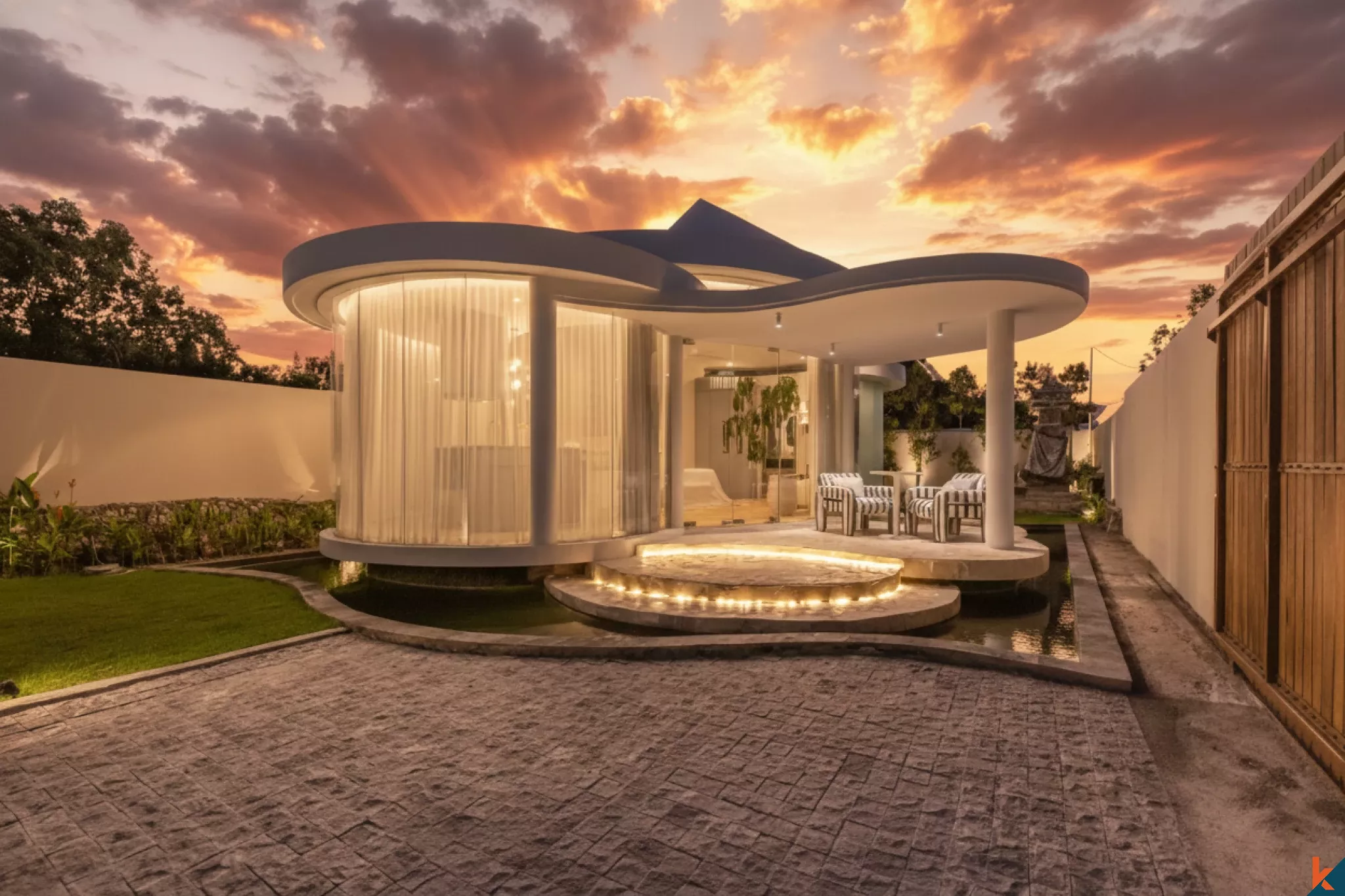 Unique one bedroom futuristic property leasehold in Umalas