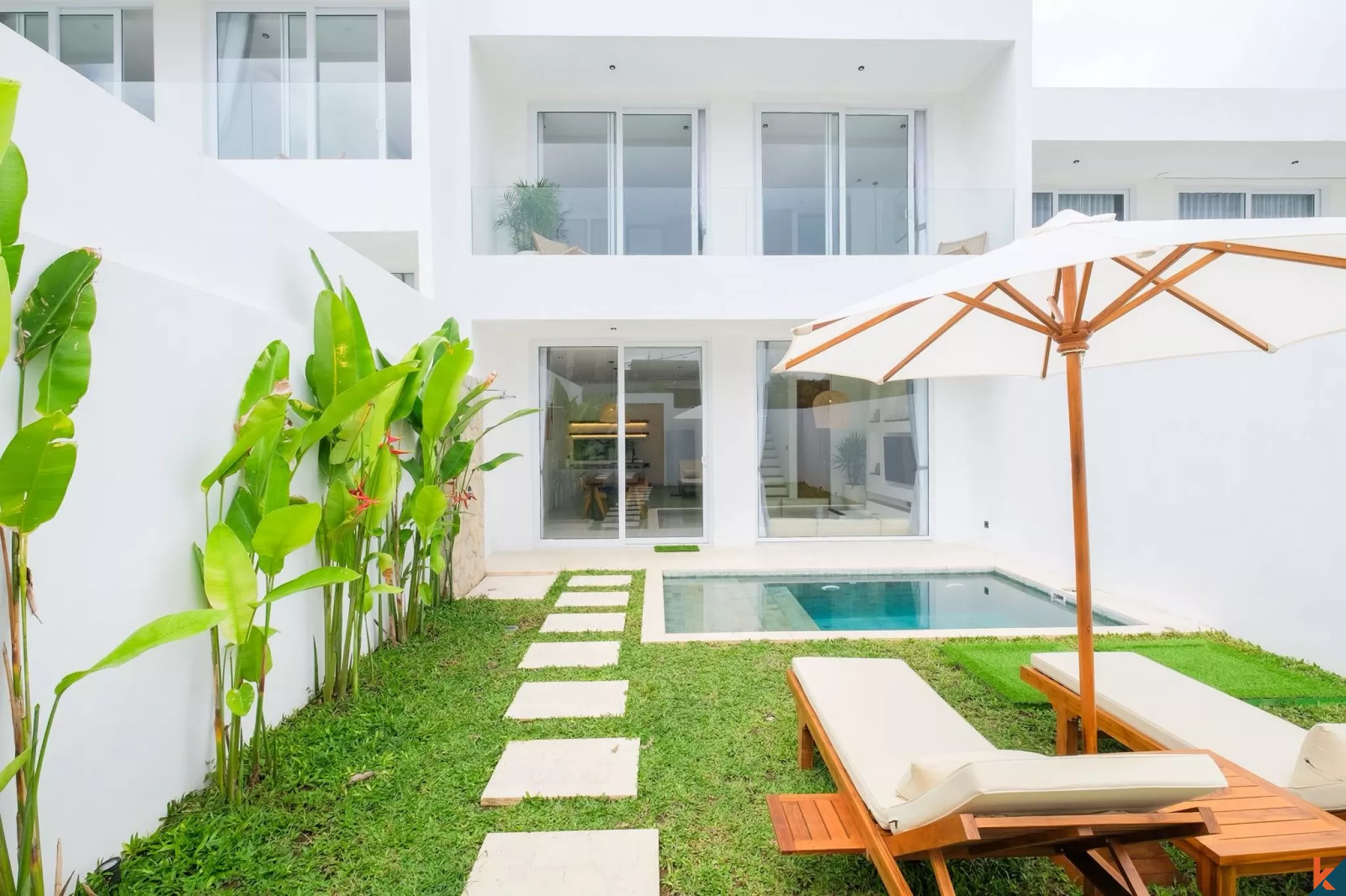 Brand new two bedroom Mediterranean style leasehold villa in Uluwatu area