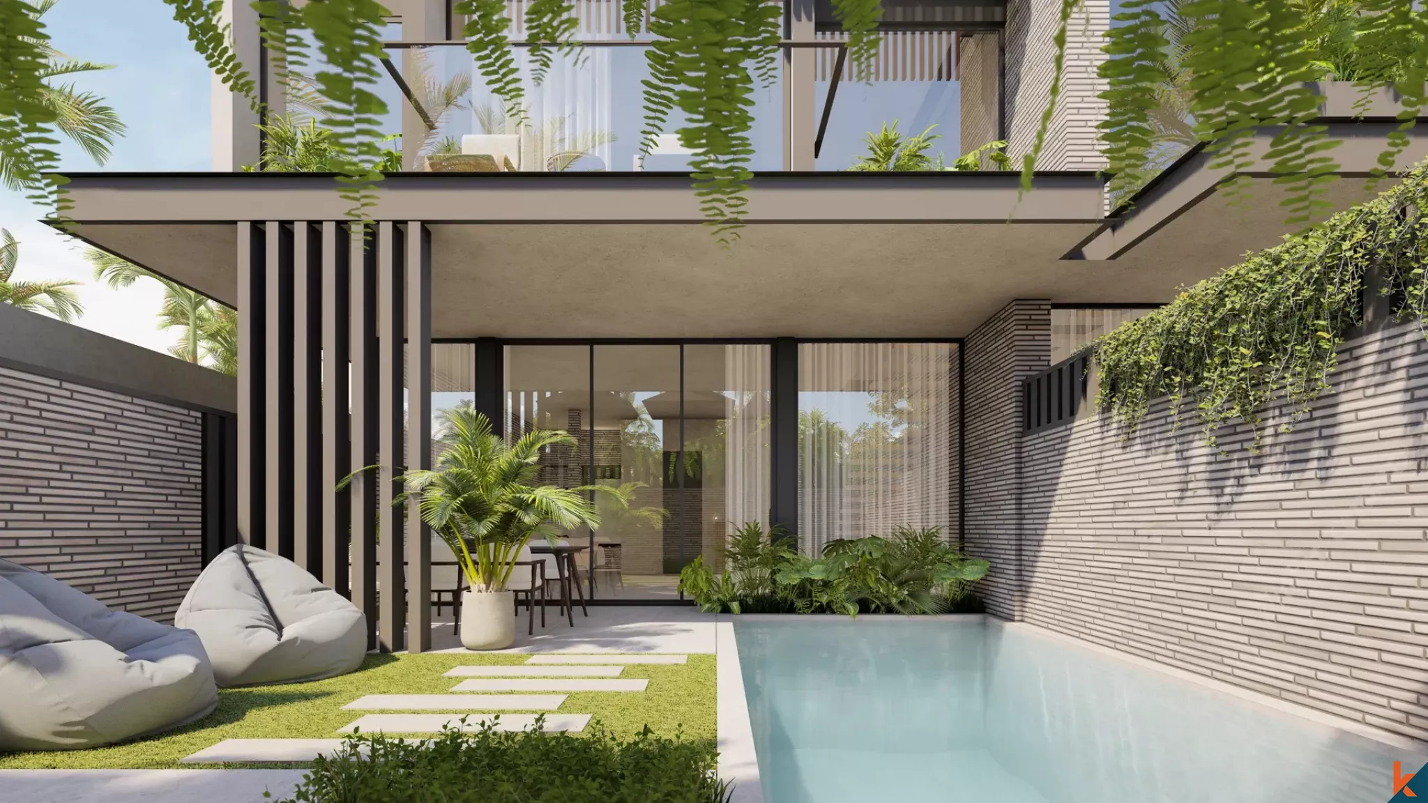 Modern Two Bedroom Leasehold Tropical Villa in Rising Coastal Hub Kedungu (Estimated Completion: Q1 2027)