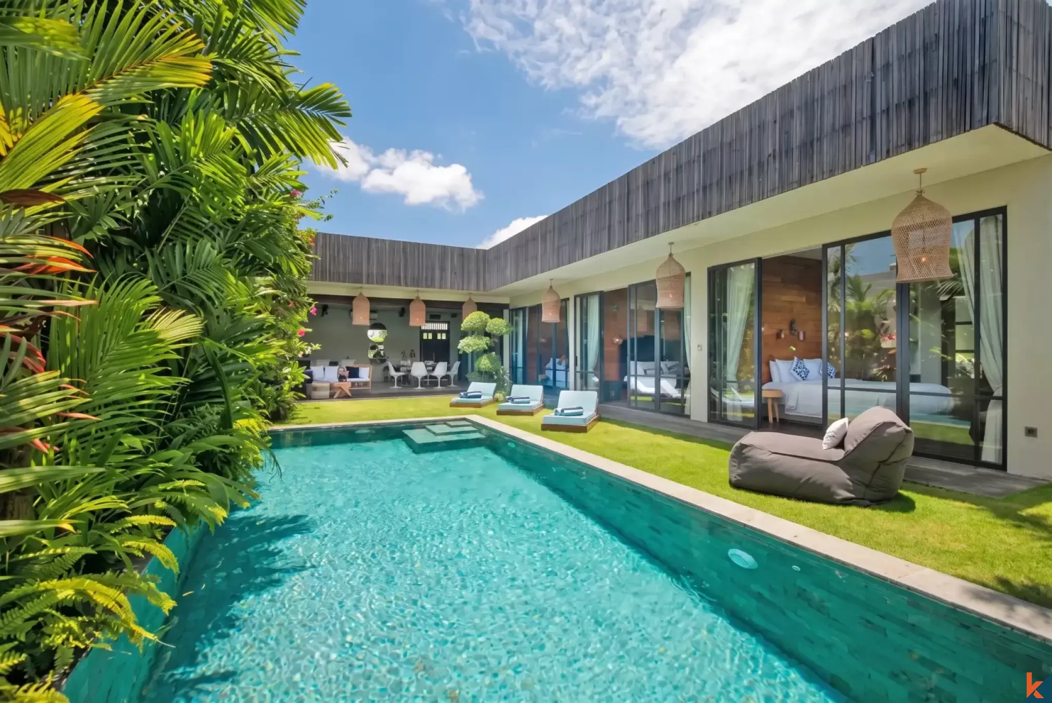 Tropical Living Three Bedroom Leasehold Villa in Umalas