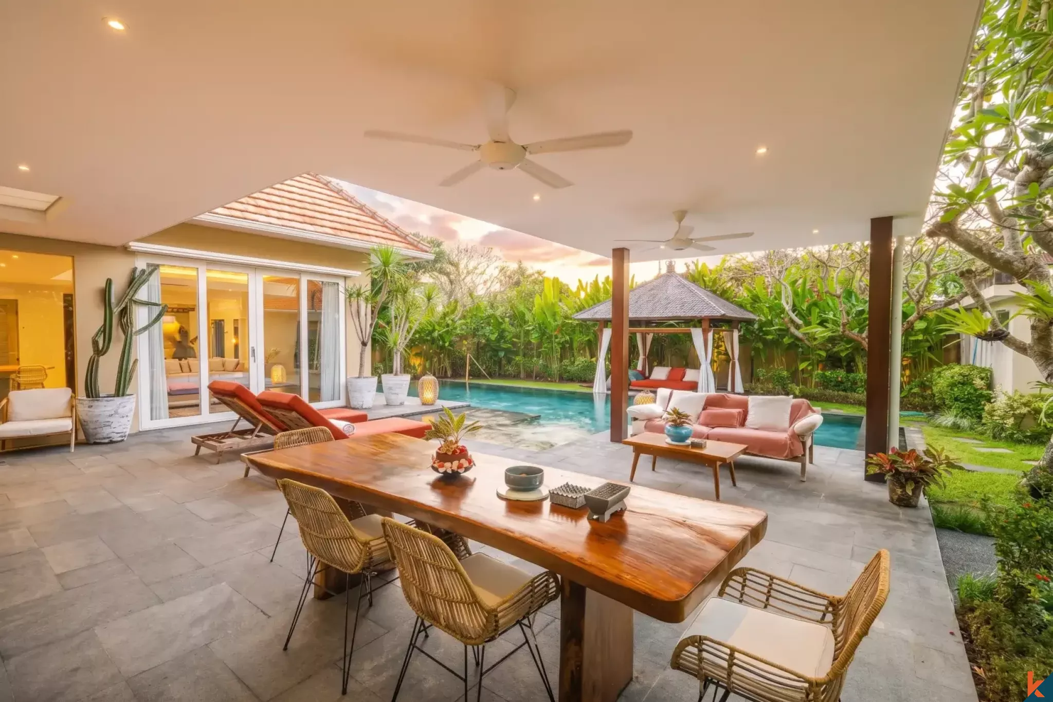 Spacious Four Bedroom Leasehold Property Walking Distance to the Beach in Sanur